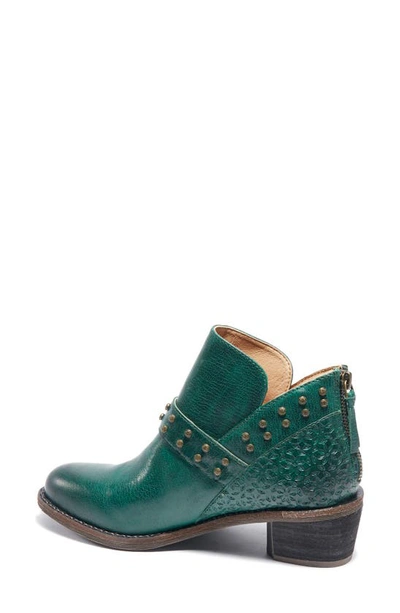 Shop Halsa Footwear Melania Bootie In Dark Green