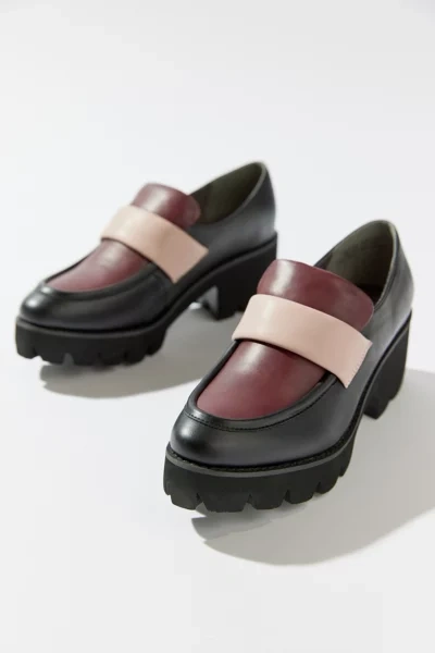 Shop Bc Footwear Here We Are Platform Loafer In Black Multi