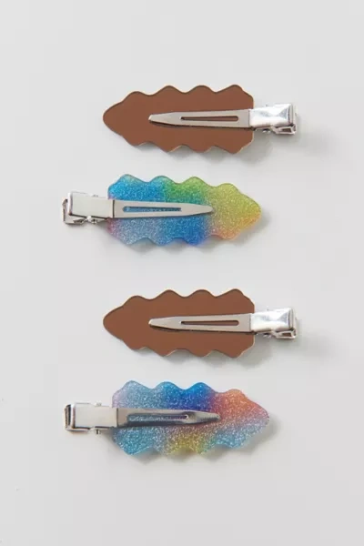 Shop Urban Outfitters Crease-free Hair Clip Set In Copper At