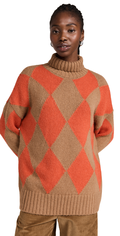 Shop La Doublej Argyle Sweater