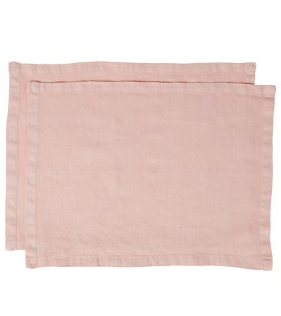 Shop Once Milano Set Of 2 Linen Placemats