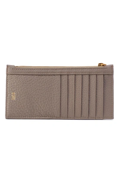 Shop Hobo Carte Leather Wallet In Graphite