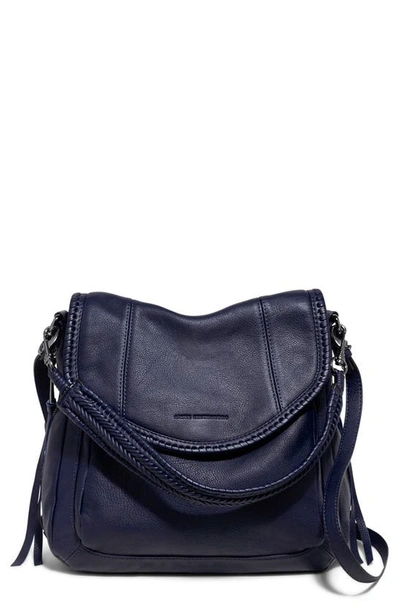 Shop Aimee Kestenberg All For Love Convertible Leather Shoulder Bag In Navy