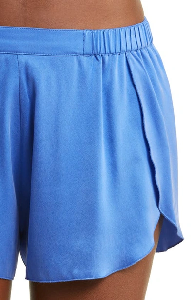 Shop Lunya Washable Silk Short Pajamas In Lolling Blue