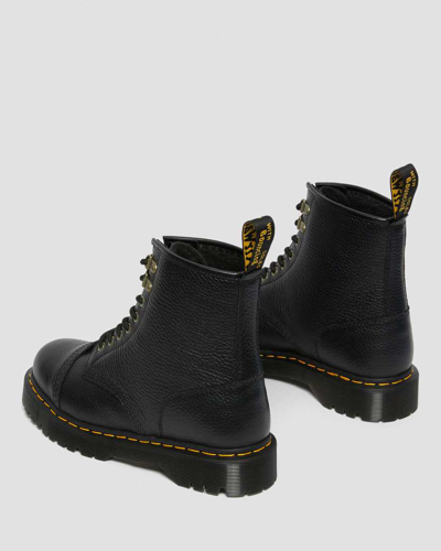 Shop Dr. Martens' 1460 Bex Fleece-lined Leather Lace Up Boots In Schwarz