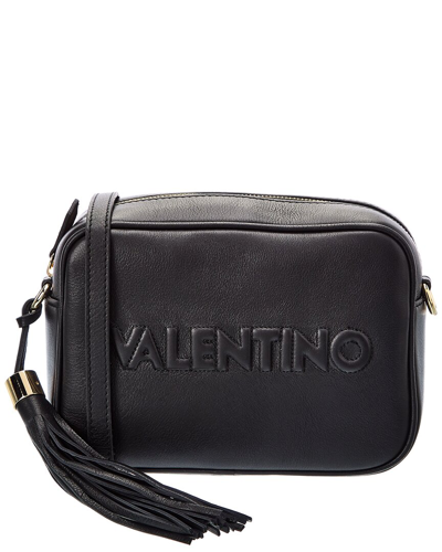 Valentino By Mario Valentino Mia Embossed Leather Crossbody In Black |  ModeSens