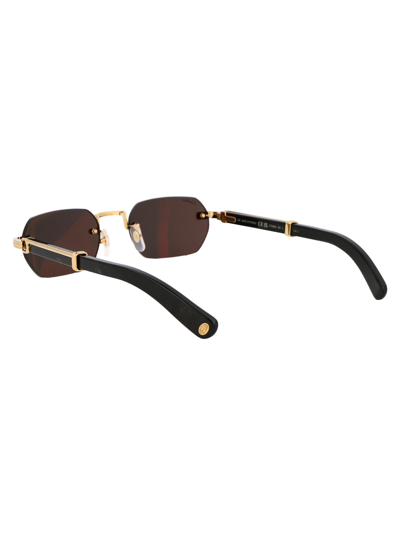 Shop Cartier Sunglasses In 001 Gold Black Grey