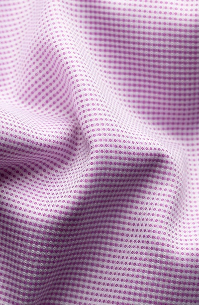 Shop Eton Contemporary Fit Print Dress Shirt In Purple
