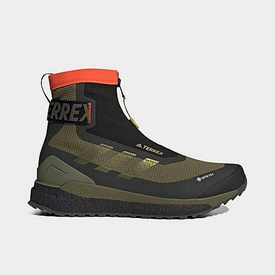 Shop Adidas Originals Adidas Men's Terrex Free Hiker Cold. Rdy Hiking Boots In Focus Olive/pulse Olive/impact Orange
