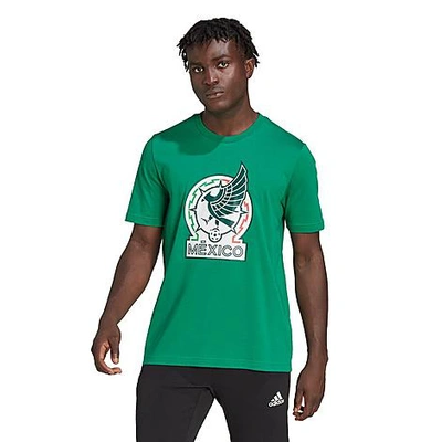 Shop Adidas Originals Adidas Men's Sportswear Mexico Graphic Soccer T-shirt In Vivid Green