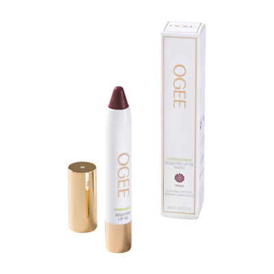 Shop Ogee Tinted Sculpted Lip Oil In Dahlia