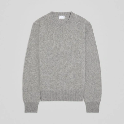 Shop Asket The Cashmere Sweater Light Grey
