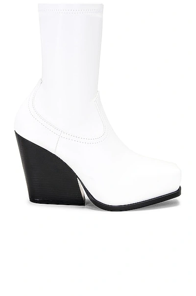 Shop Stella Mccartney Cowboy Stretch Boot In White