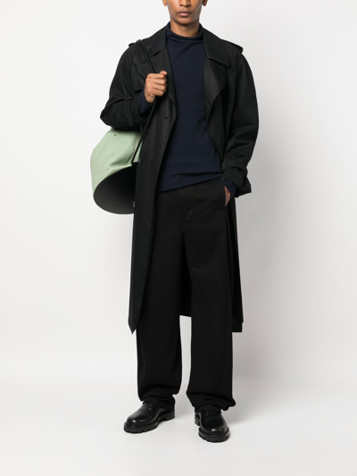 Jil Sander Cashmere-knit Roll-neck Jumper In Blue