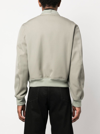 Shop Jil Sander Zip-fastening Bomber Jacket In Green