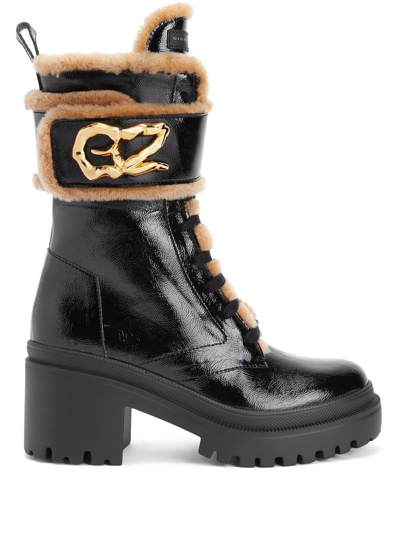 Shop Giuseppe Zanotti Gz Paloma Ankle Boots In Black