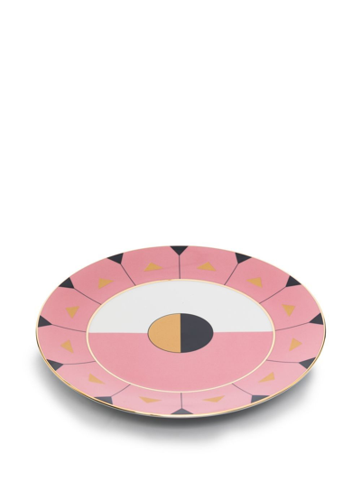 Shop Reflections Copenhagen Madeira Set Of 2 Dinner Plates (27cm) In Pink