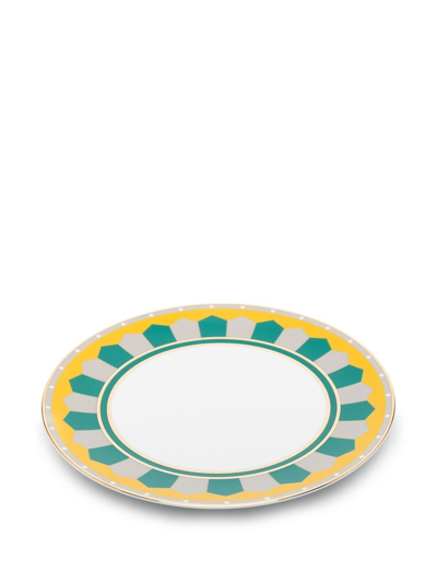 Shop Reflections Copenhagen Lagos Dinner Plates Set-of-two (27cm) In Green