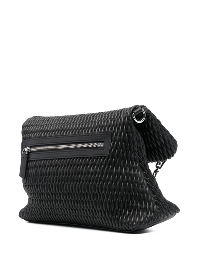 Shop Karl Lagerfeld K/kushion Quilted Shoulder Bag In Black