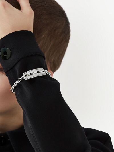 Stephen Webster Polished-plaque Detail Bracelet In Silver