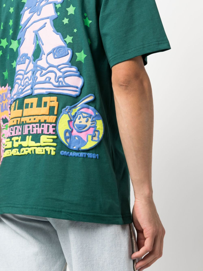 Shop Market Graphic-print Short-sleeve T-shirt In Green