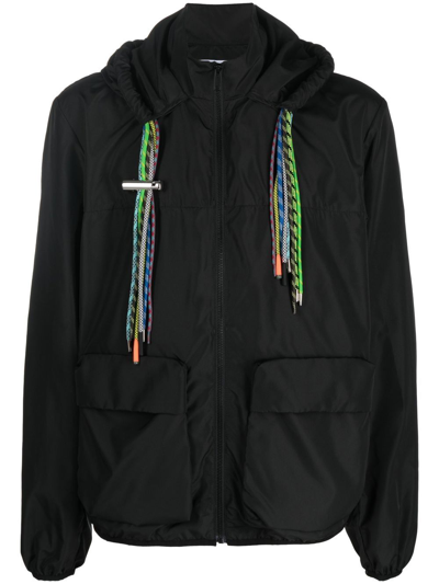 Shop Ambush Drawstring Hooded Jacket In Black