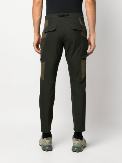 Shop Paul & Shark Save The Sea Tapered Trousers In Green