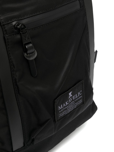 Shop Makavelic Chase Double-line Backpack In Black