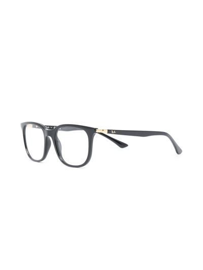 Ray Ban Square-frame Optical Glasses In Black