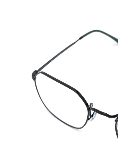 Shop Ray Ban Jim Round-frame Glasses In Black