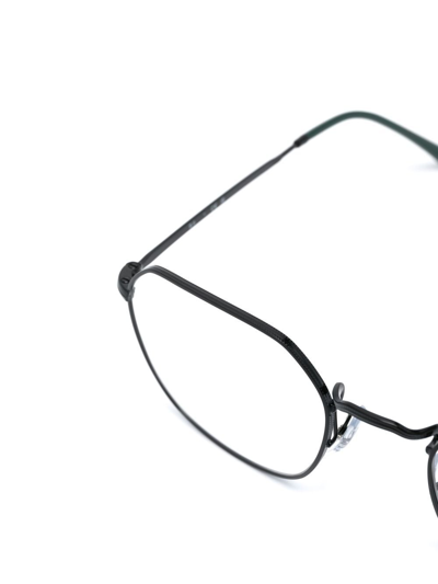 Ray Ban Jim Round-frame Glasses In Black