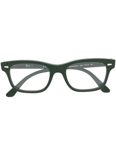 Ray Ban Square-frame Glasses In Green