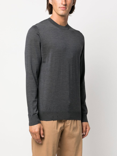 Golden Goose Cotton Sweatshirt With Applied Crystals In Grey