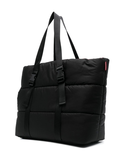 Shop Dsquared2 Logo-print Padded Tote Bag In Black