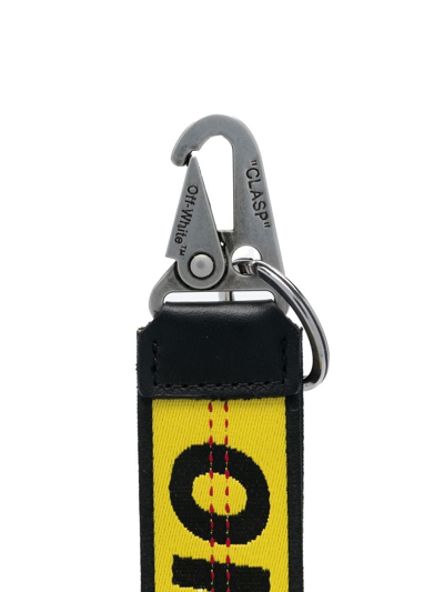 Shop Off-white Industrial Lanyard Strap In Yellow