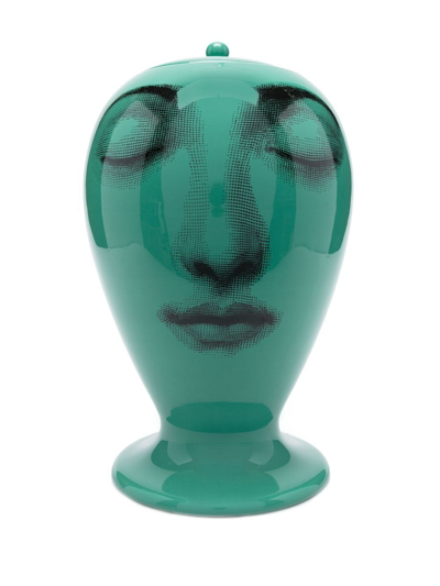 脸孔印花陶瓷花瓶