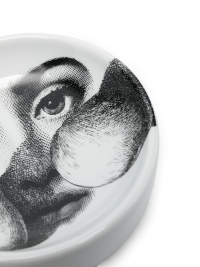 Fornasetti Face-print Ash Tray In Black