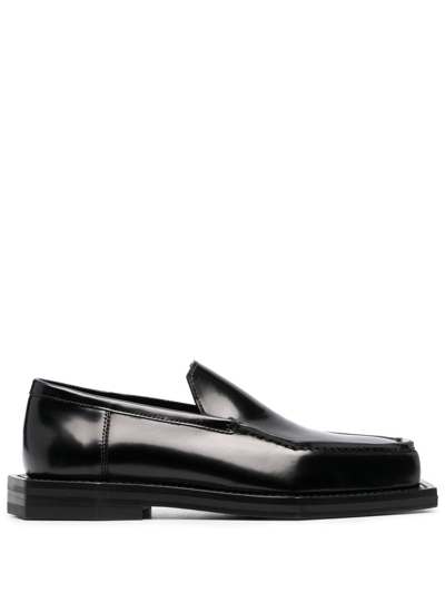 Shop Coperni 3d Vector Polished Loafers In Black