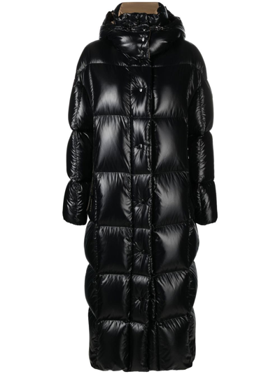 Shop Moncler Parnaiba Hooded Padded Coat In Black