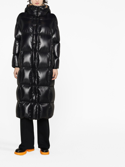 Shop Moncler Parnaiba Hooded Padded Coat In Black