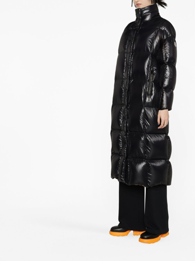 Shop Moncler Parnaiba Hooded Padded Coat In Black