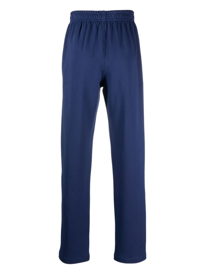 Shop Styland X Notrainproof Cotton Straight-leg Trousers In Blue