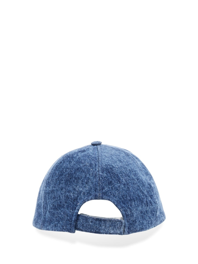 Shop Isabel Marant Baseball Cap "tyronh" In Blue