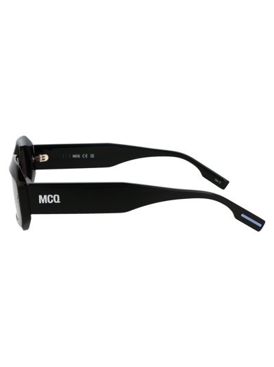 Shop Mcq By Alexander Mcqueen Mcq Alexander Mcqueen Sunglasses In 001 Black Black Smoke