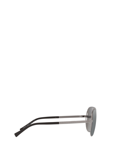 Shop Versace Eyewear Sunglasses In Gunmetal