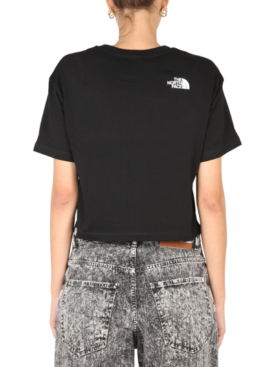 Shop The North Face T-shirt With Logo Embroidery In Nero