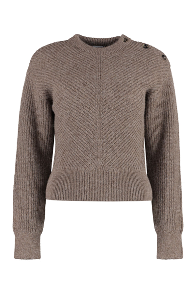 Shop Bottega Veneta Long Sleeve Crew-neck Sweater