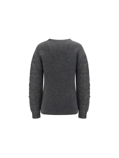 Shop Jil Sander Sweater In Grey Melange
