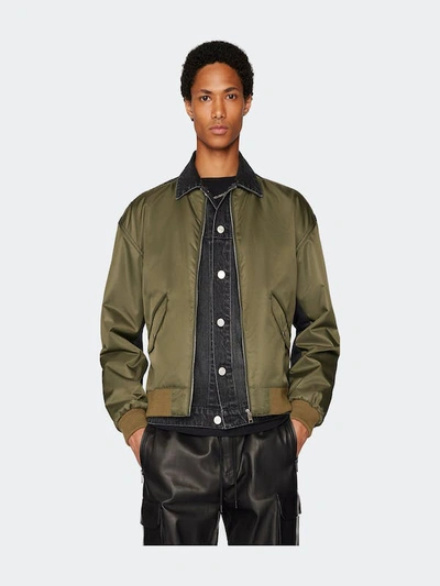 Shop Frame Layered Double Jacket In Green