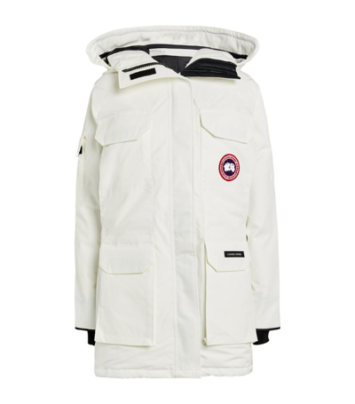 Shop Canada Goose Expedition Hooded Parka In White